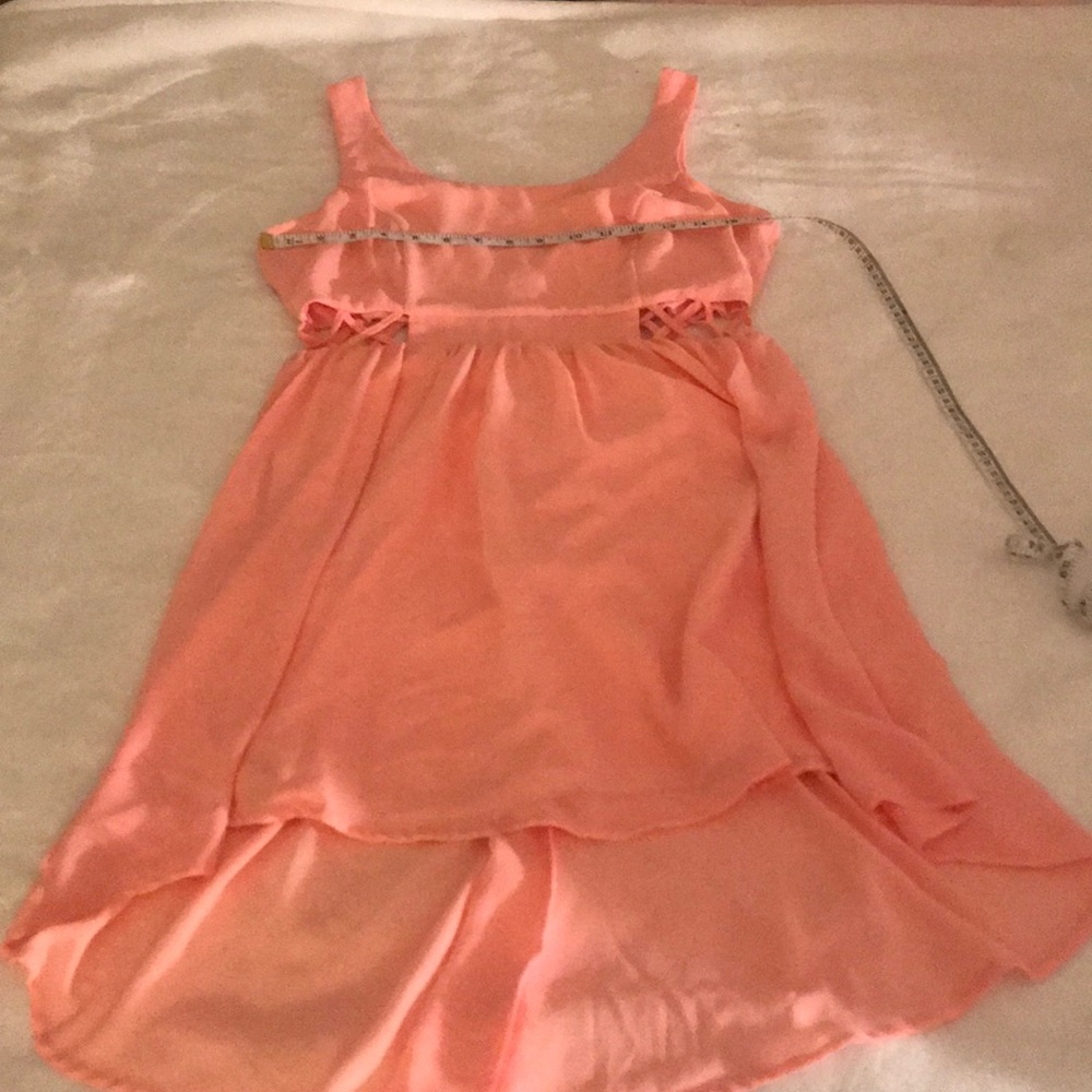 Lush Coral Peekaboo Dress, medium
